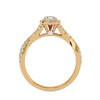 Zoella Solitaire Halo Ring