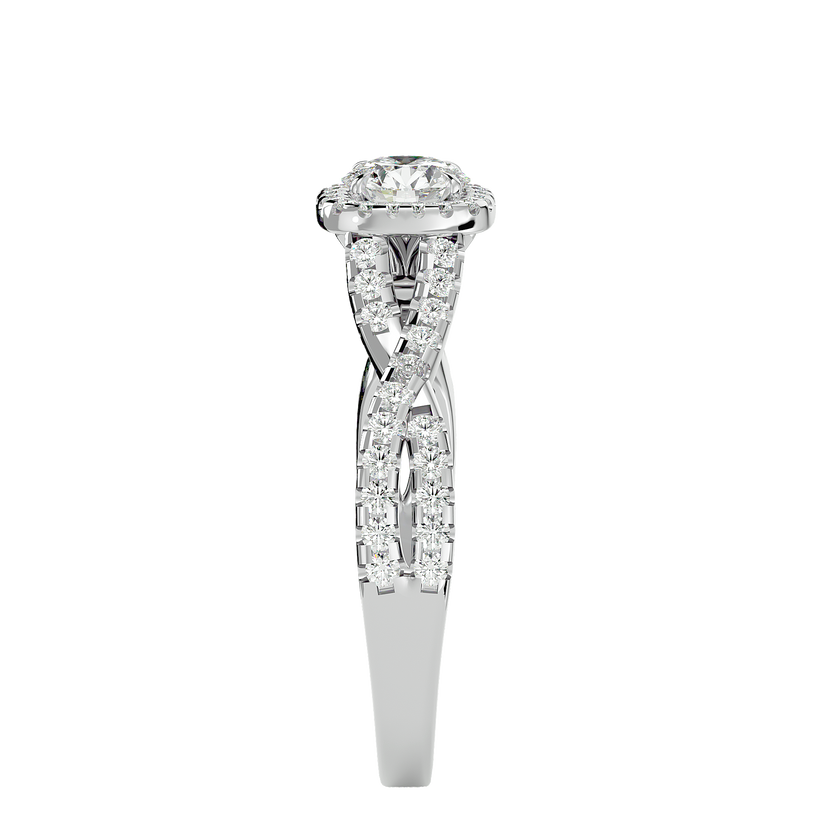 Zoella Solitaire Halo Ring