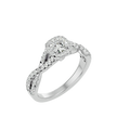 Zoella Solitaire Halo Ring