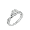 Zoella Solitaire Halo Ring