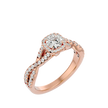 Zoella Solitaire Halo Ring