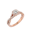 Zoella Solitaire Halo Ring