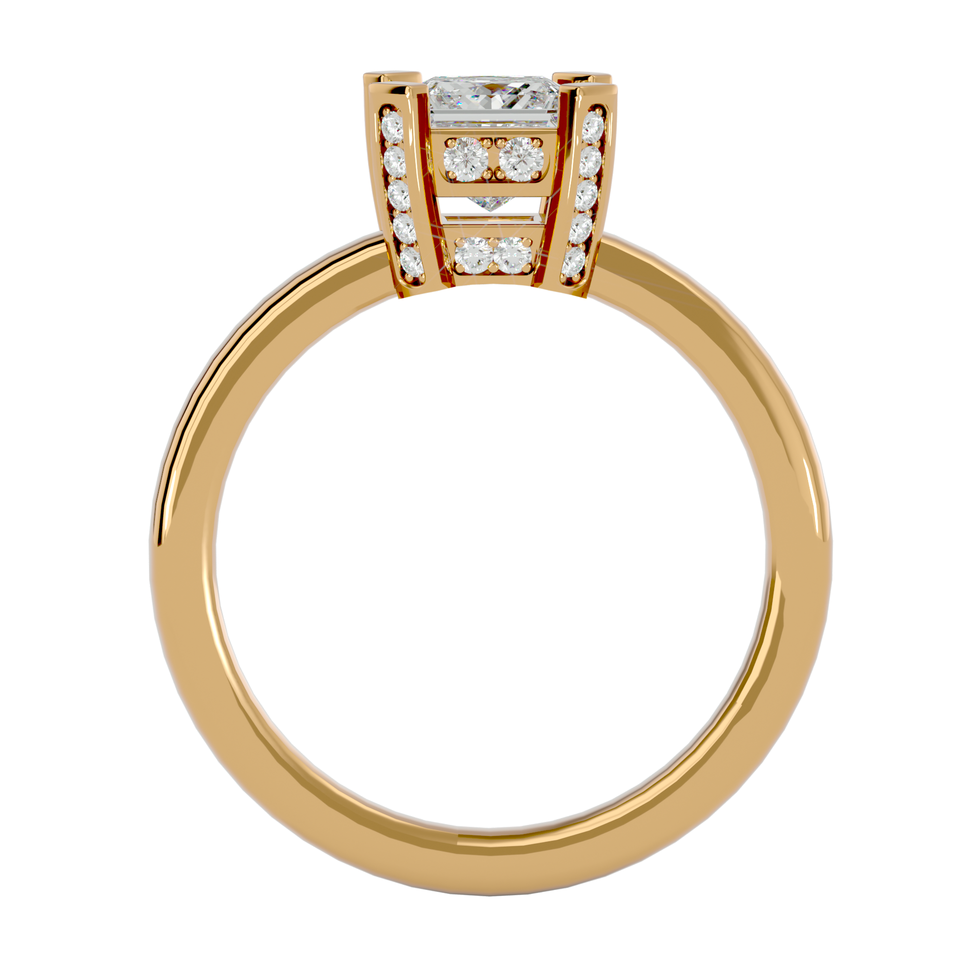 Cosmia Solitaire Ring