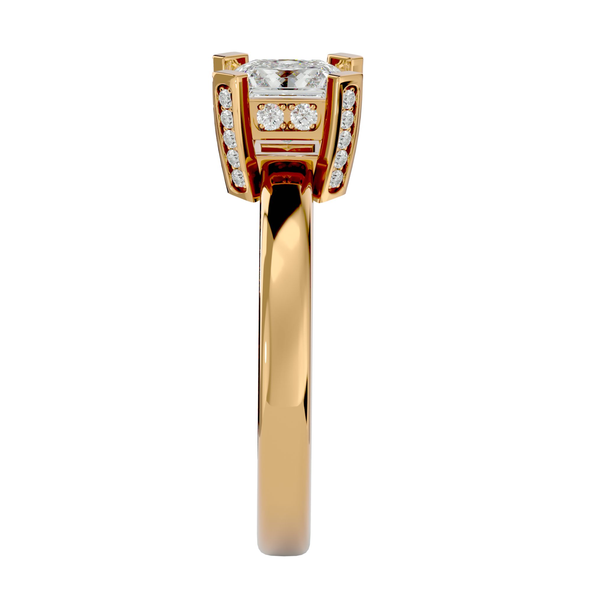 Cosmia Solitaire Ring