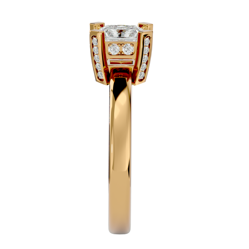 Cosmia Solitaire Ring