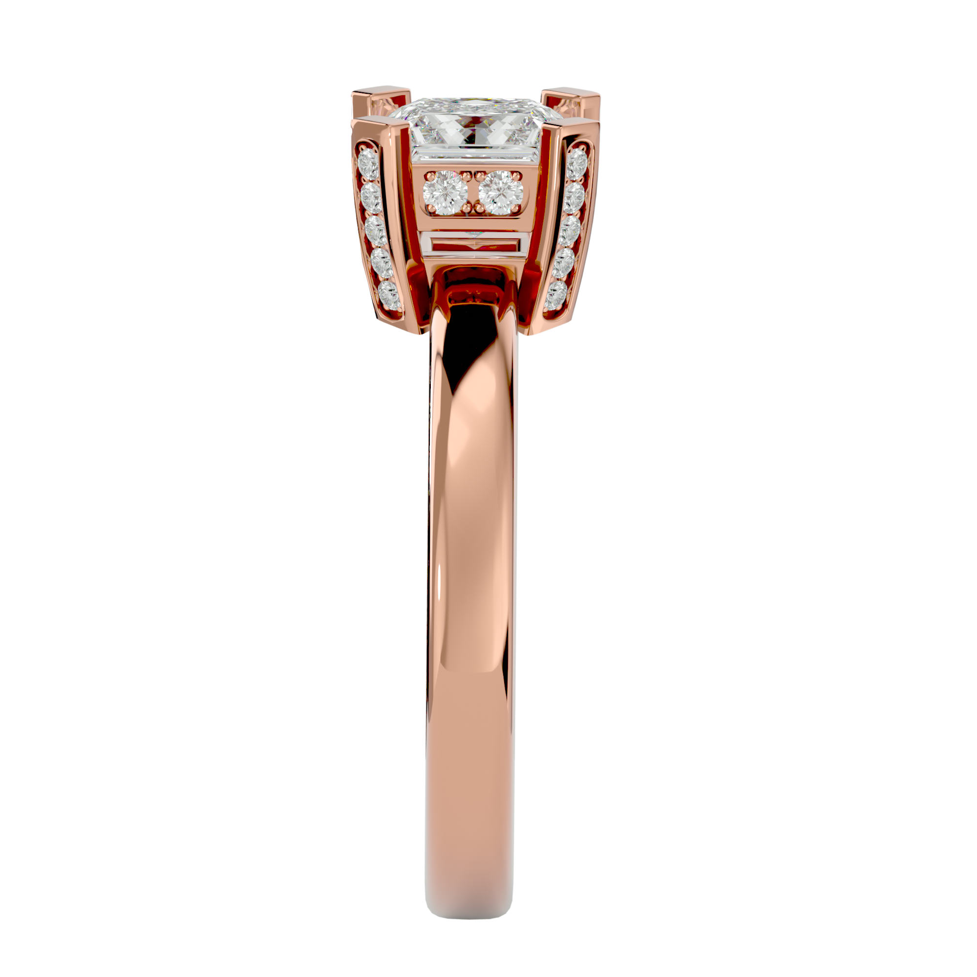 Cosmia Solitaire Ring