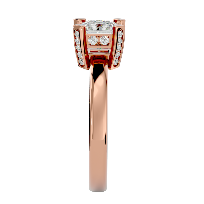 Cosmia Solitaire Ring