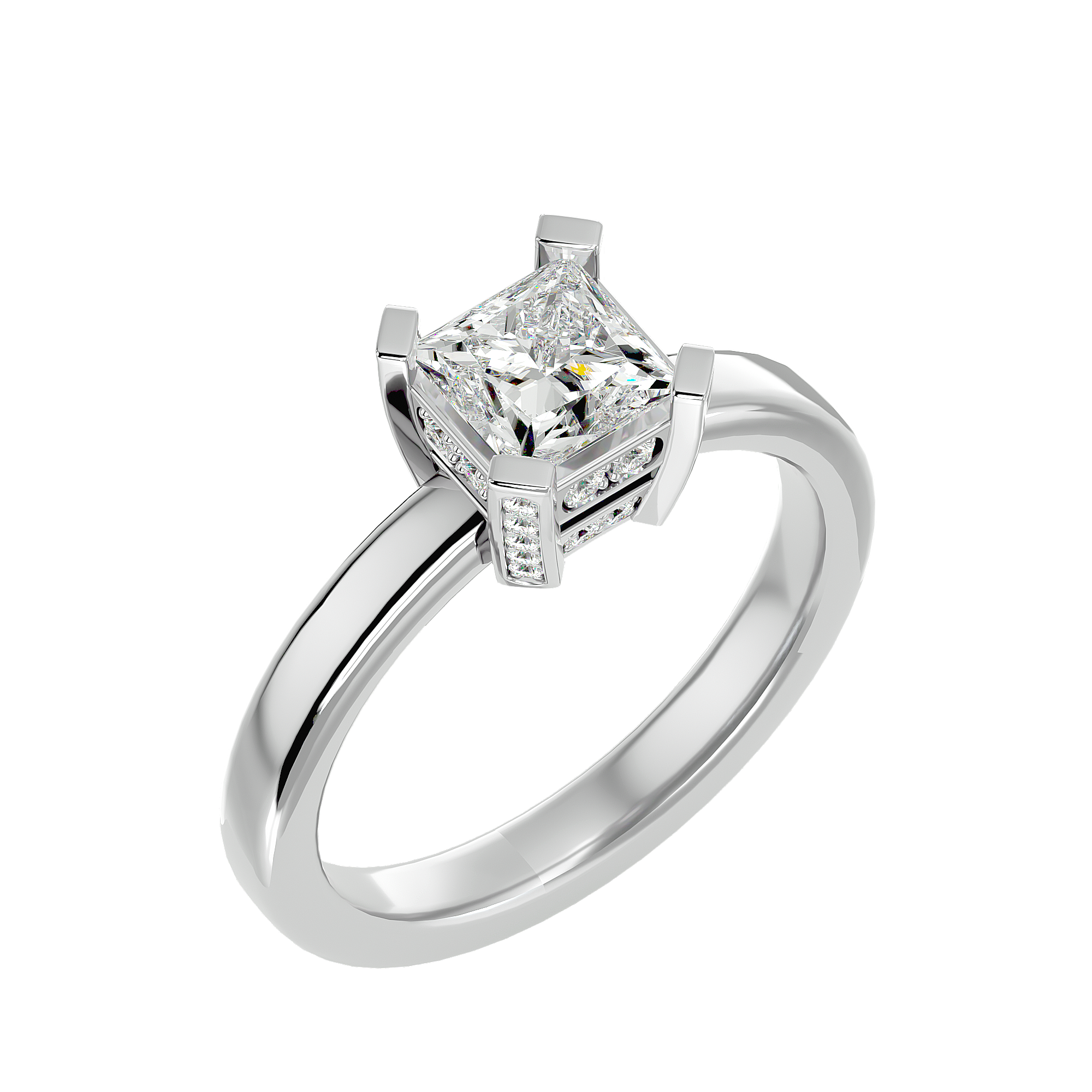Cosmia Solitaire Ring