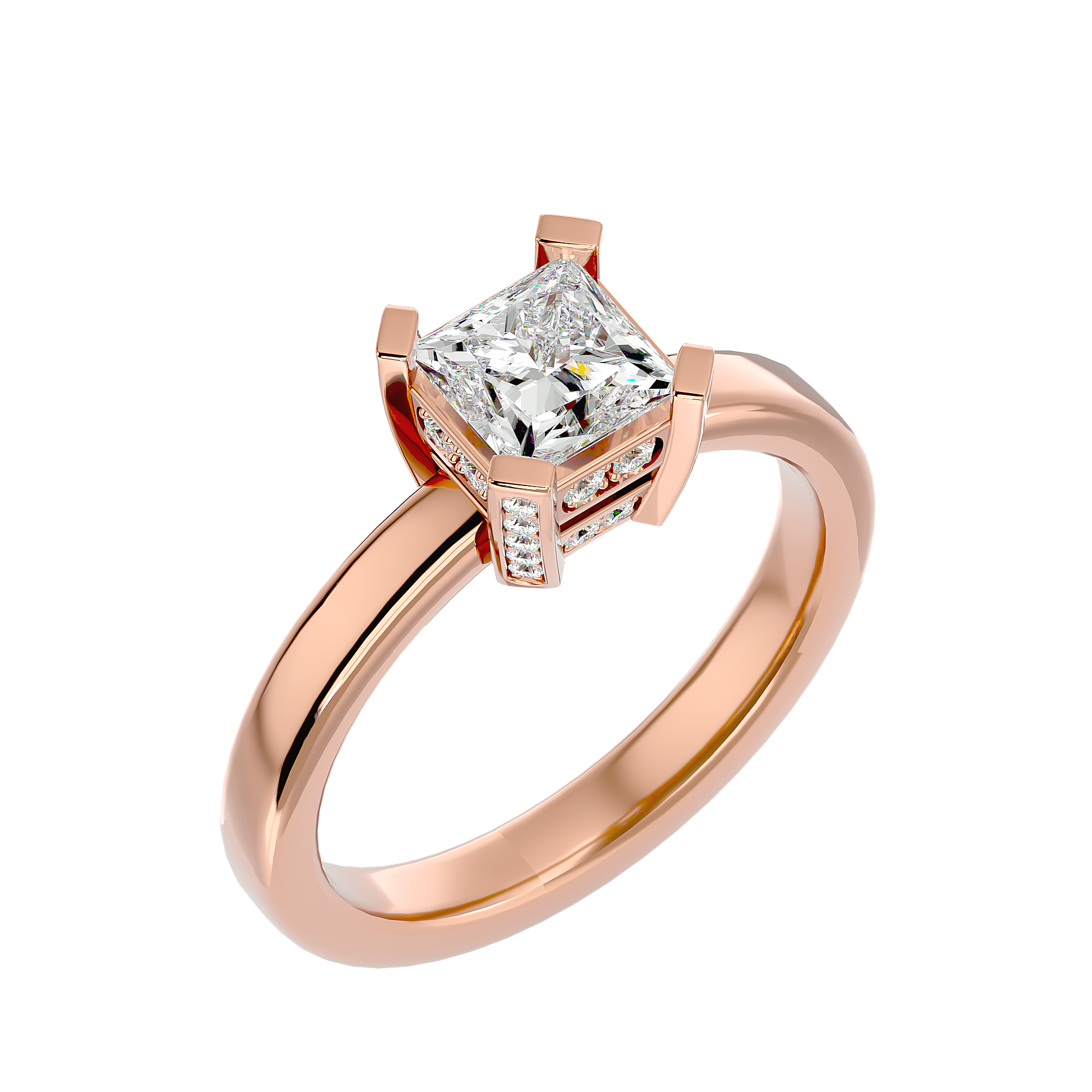 Cosmia Solitaire Ring