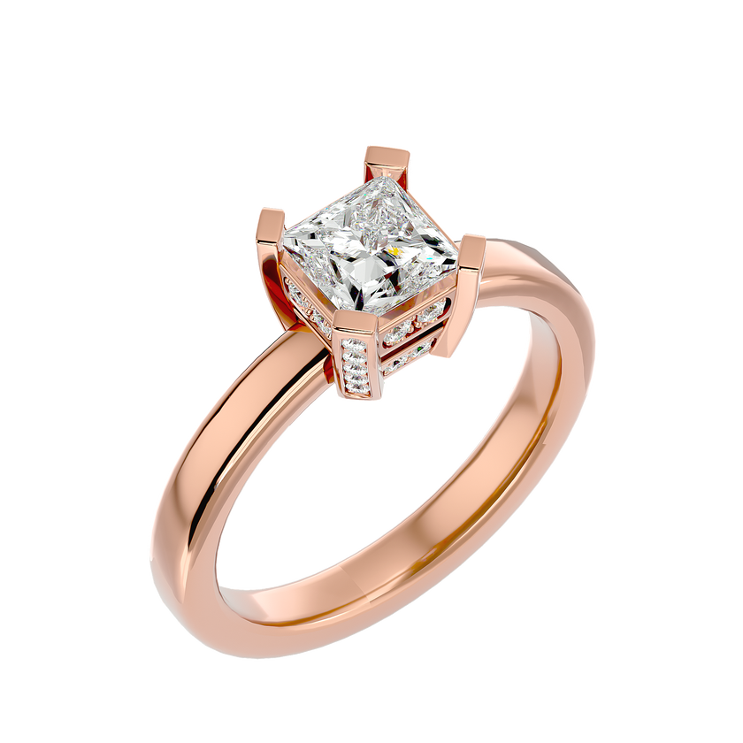 Cosmia Solitaire Ring