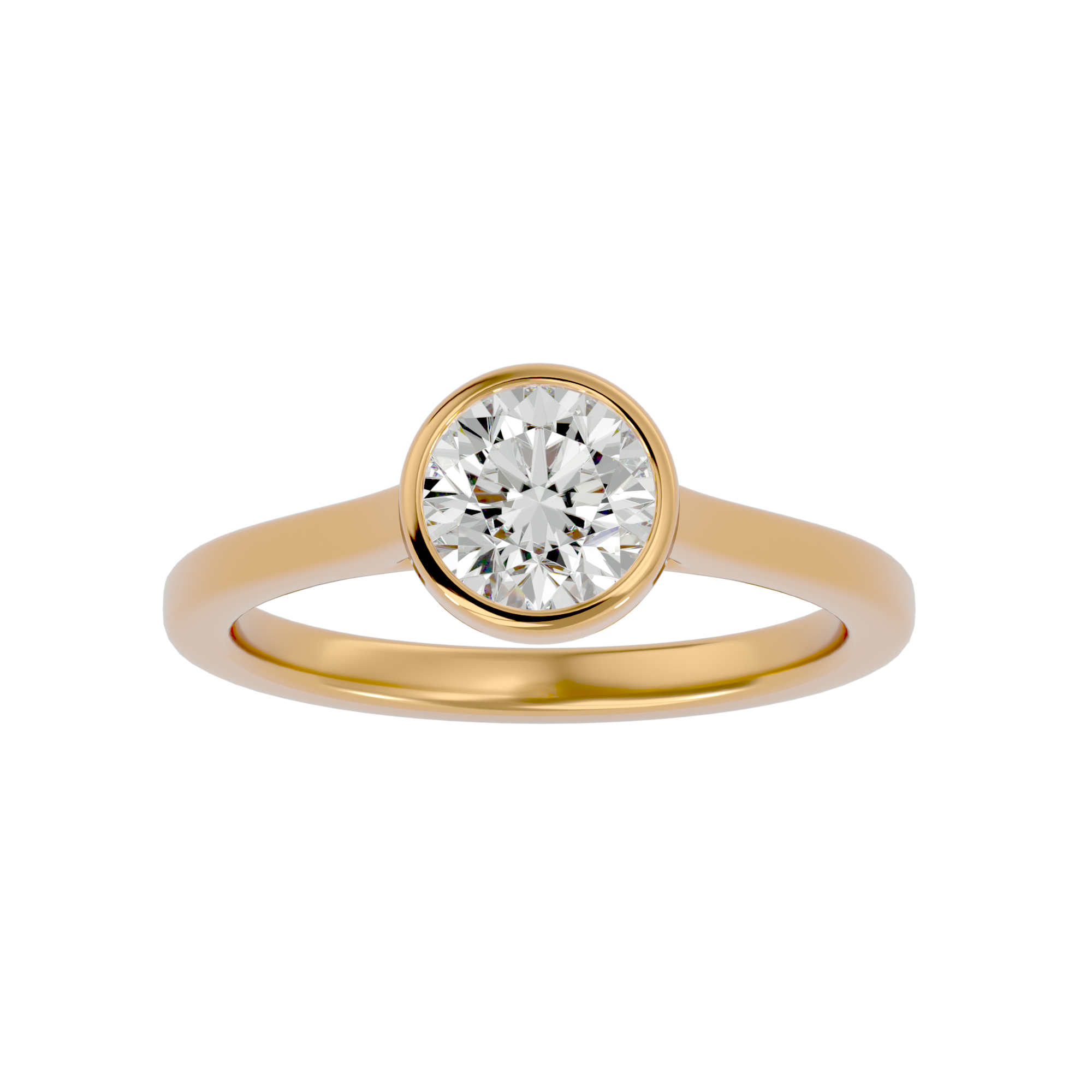 Flora Solitaire Ring