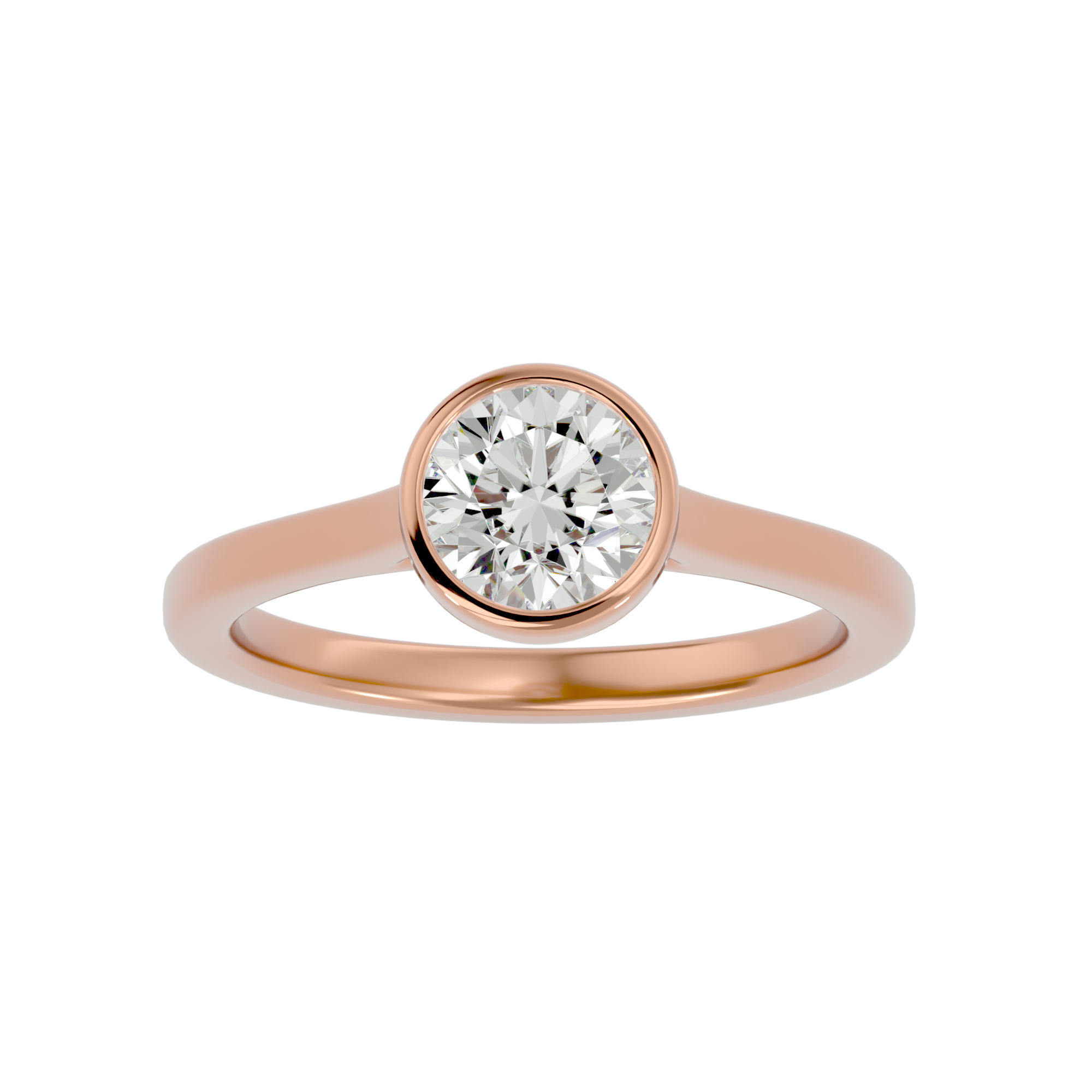 Flora Solitaire Ring