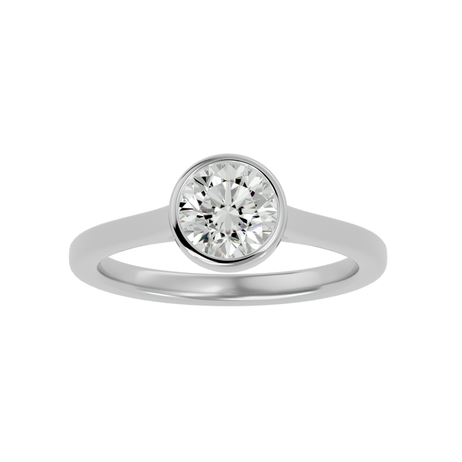 Flora Solitaire Ring