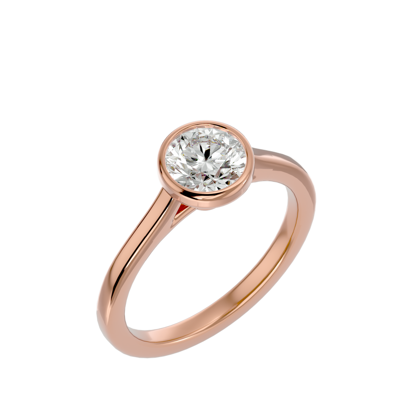 Flora Solitaire Ring