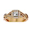 Arista Solitaire Halo Ring