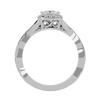 Arista Solitaire Halo Ring
