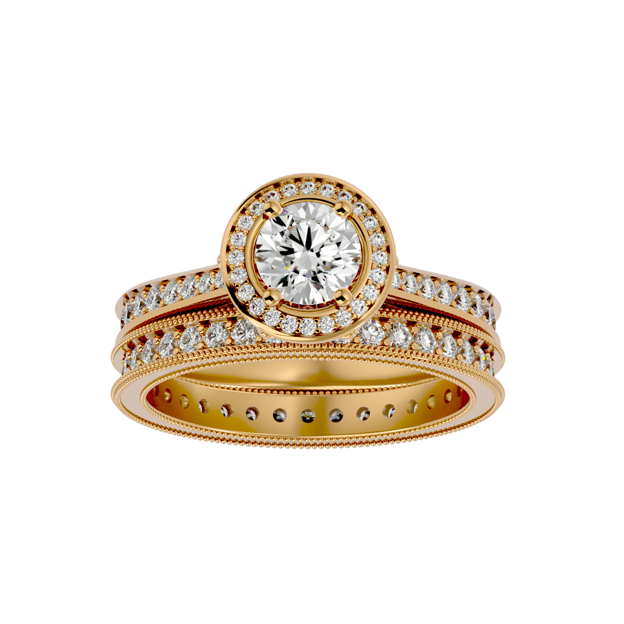 Iris Solitaire Ring