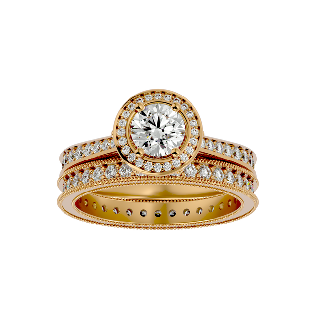 Iris Solitaire Ring
