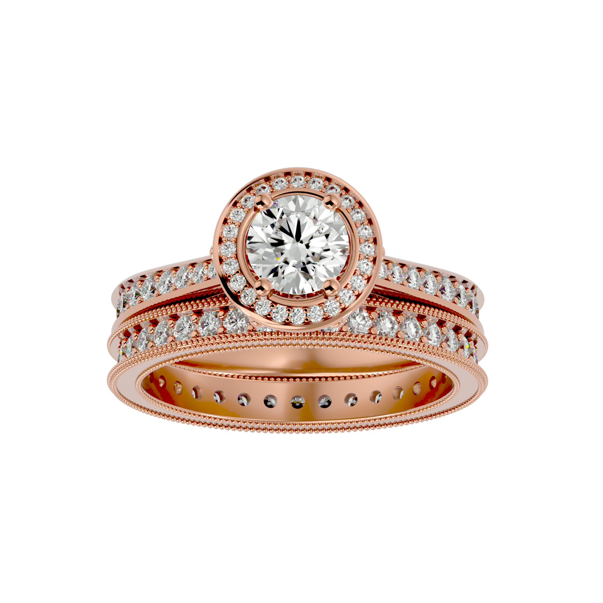 Iris Solitaire Ring