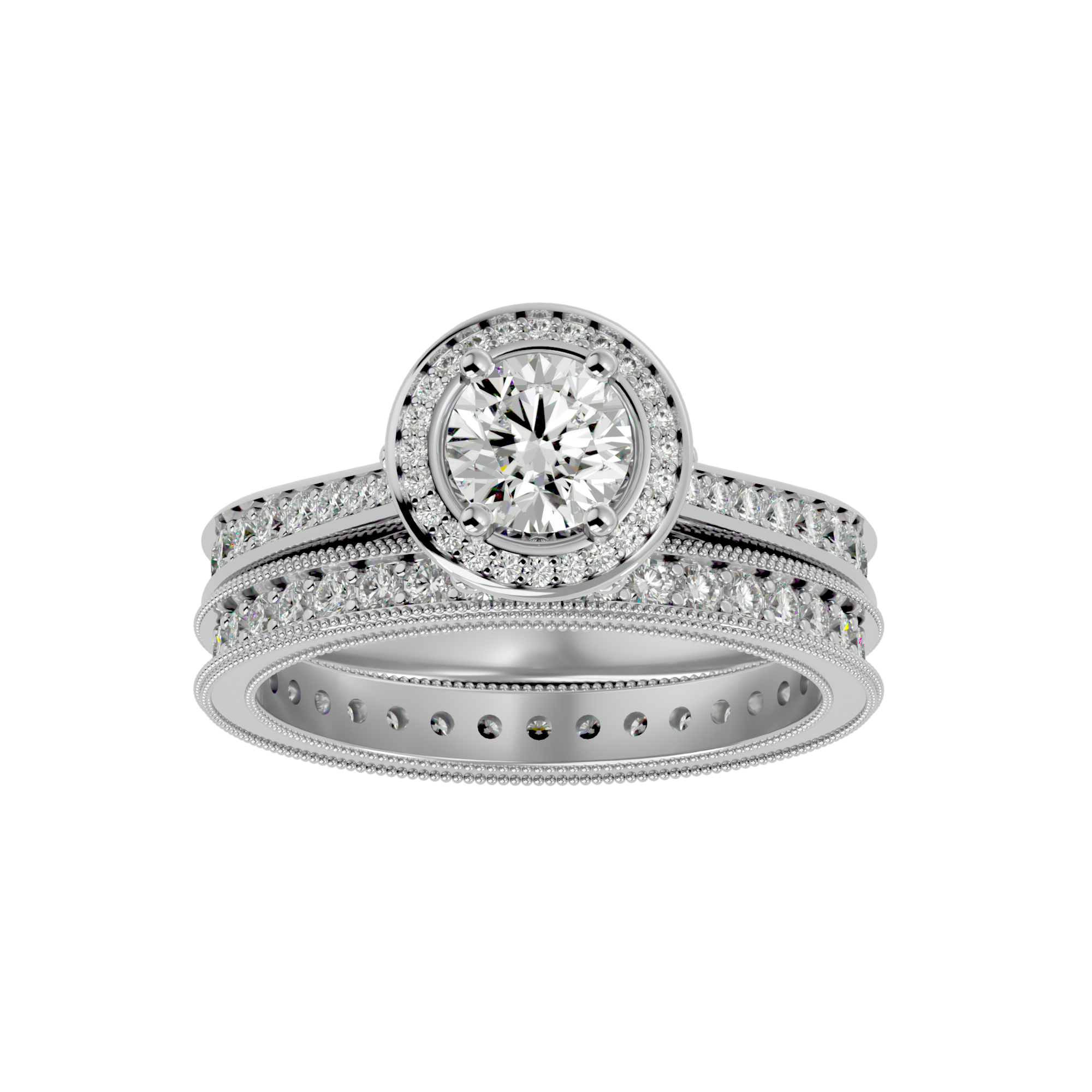 Iris Solitaire Ring