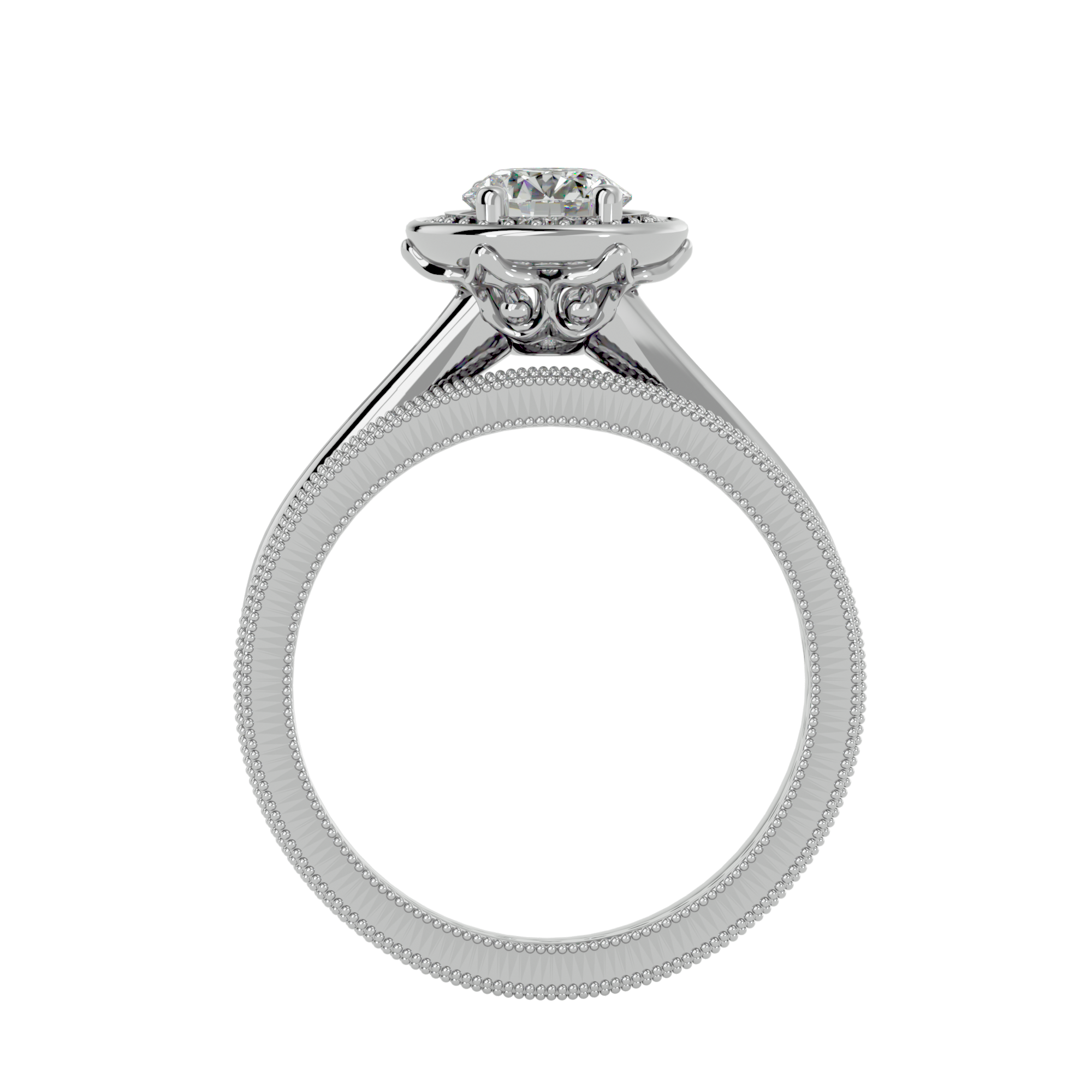 Iris Solitaire Ring