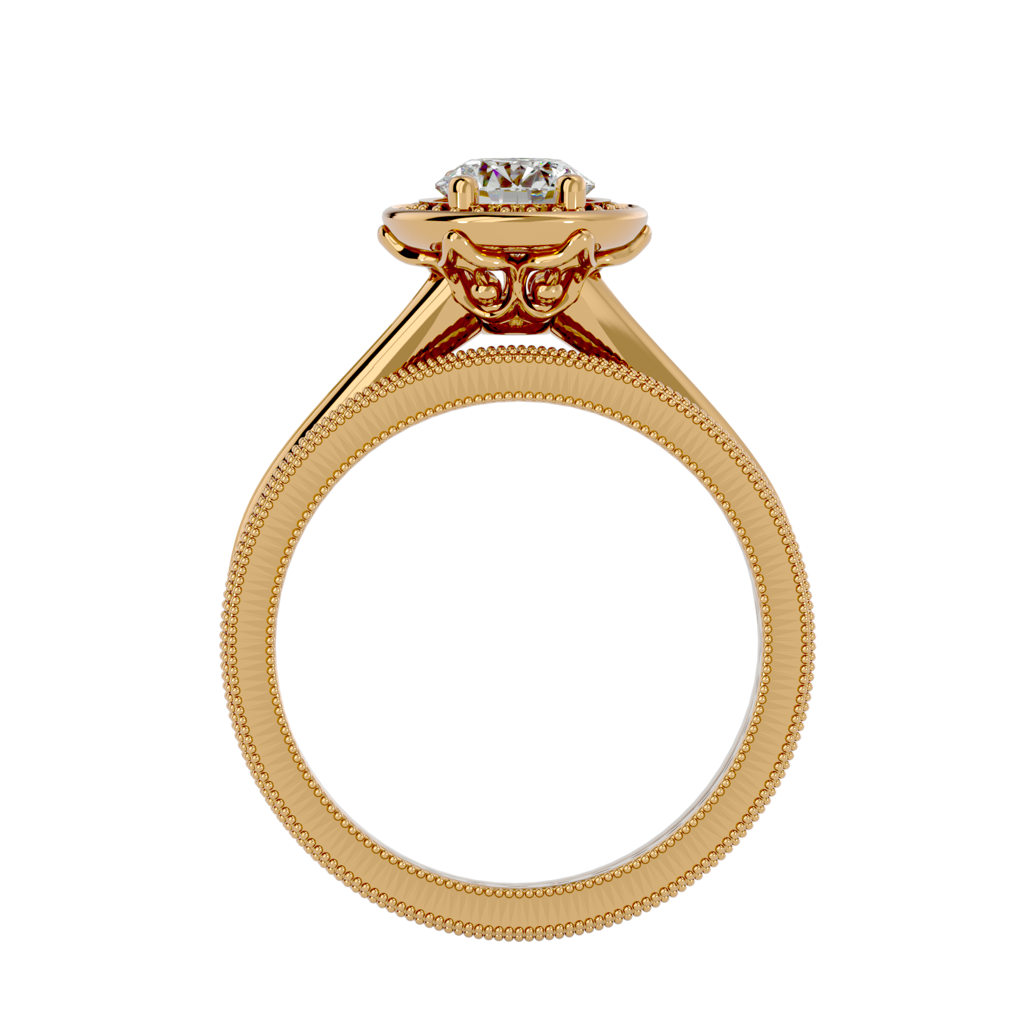 Iris Solitaire Ring
