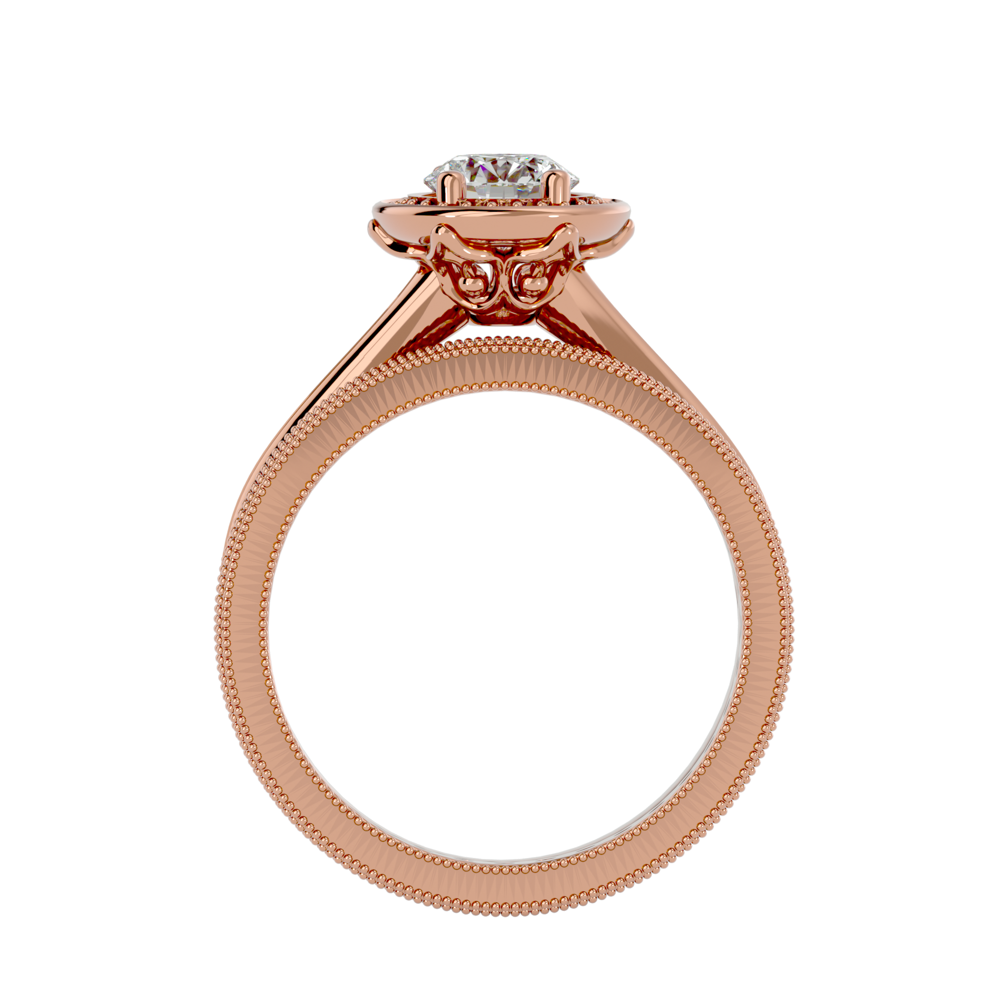 Iris Solitaire Ring