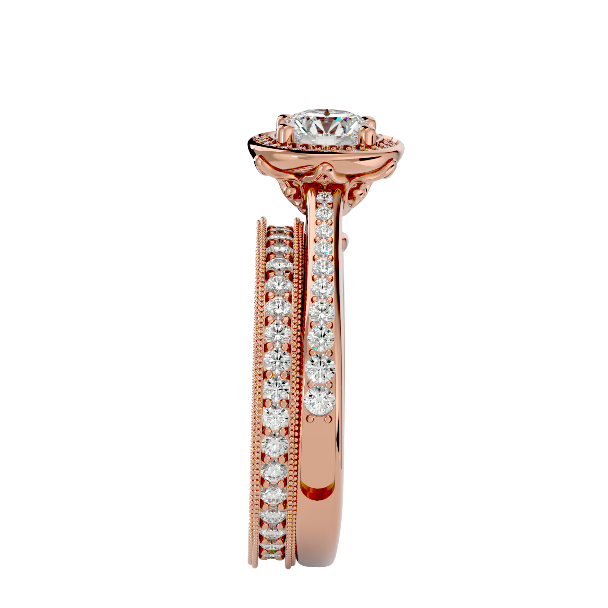 Iris Solitaire Ring