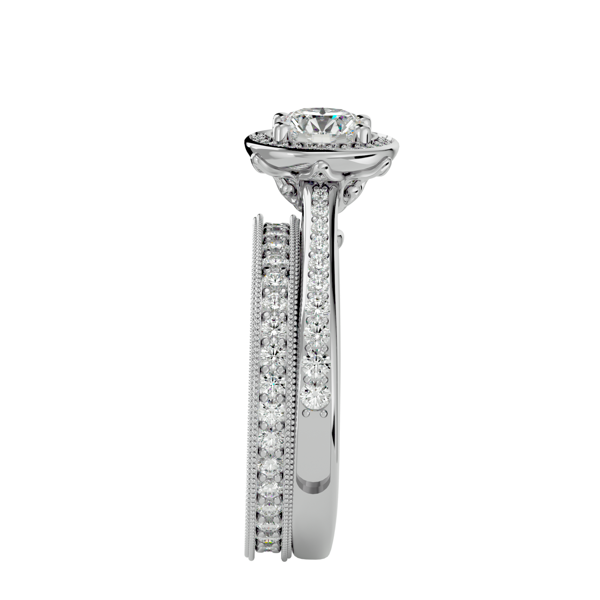 Iris Solitaire Ring