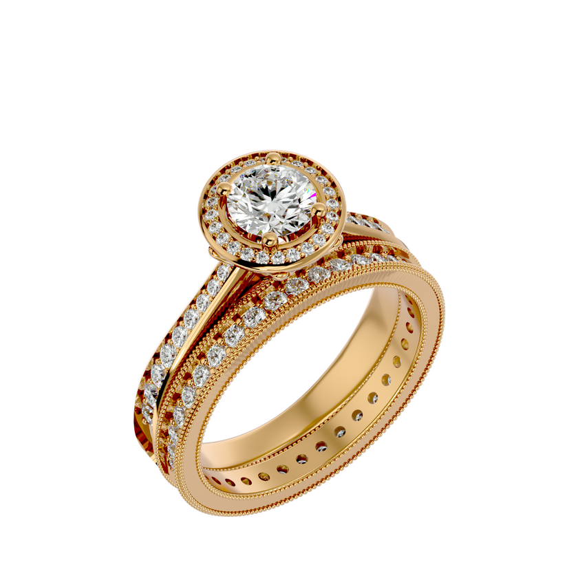 Iris Solitaire Ring