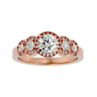 Amaris Solitaire Halo Ring