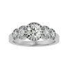 Amaris Solitaire Halo Ring