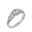 Amaris Solitaire Halo Ring