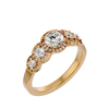 Amaris Solitaire Halo Ring