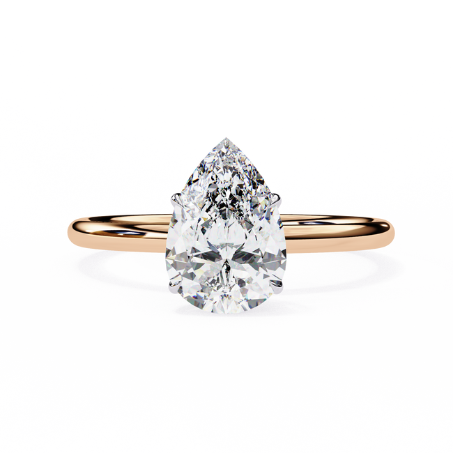 Aster Solitaire Ring