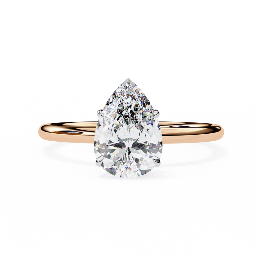 Aster Solitaire Ring