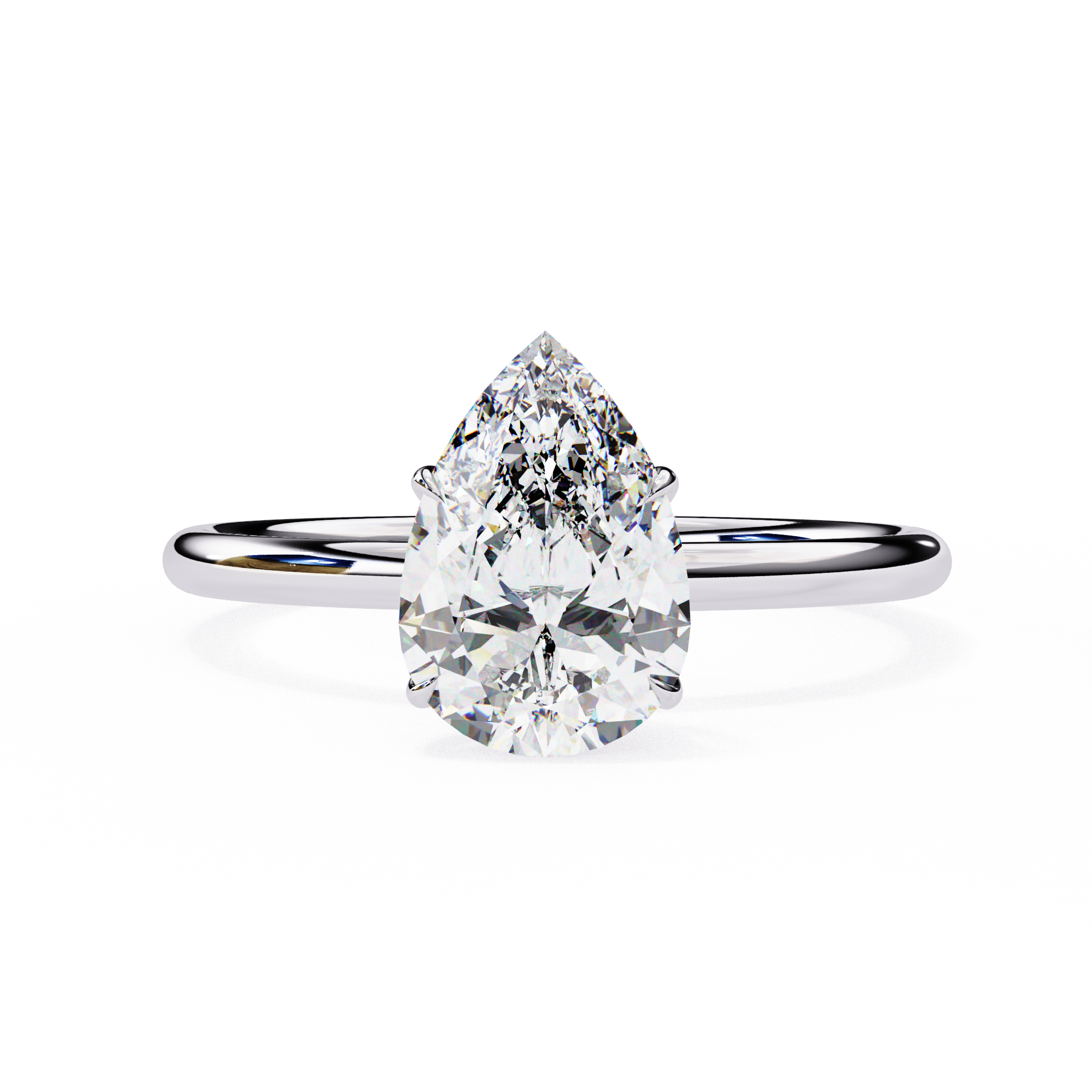 Aster Solitaire Ring