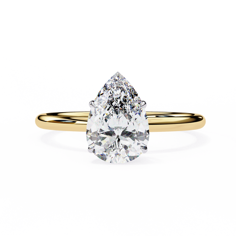 Aster Solitaire Ring