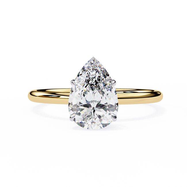 Aster Solitaire Ring