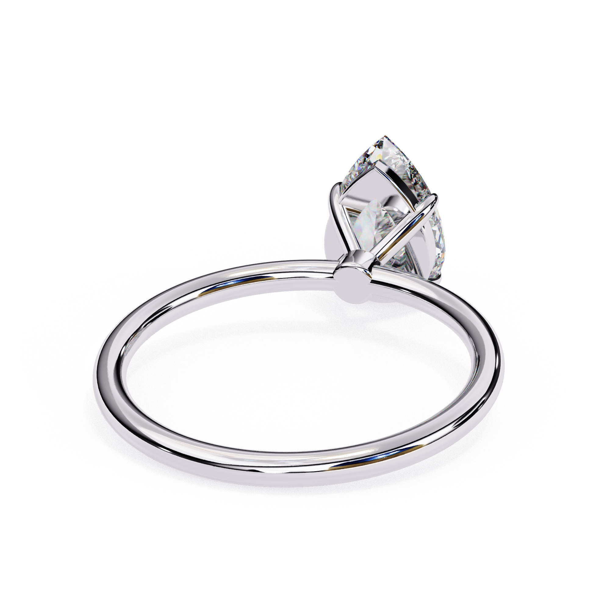 Aster Solitaire Ring