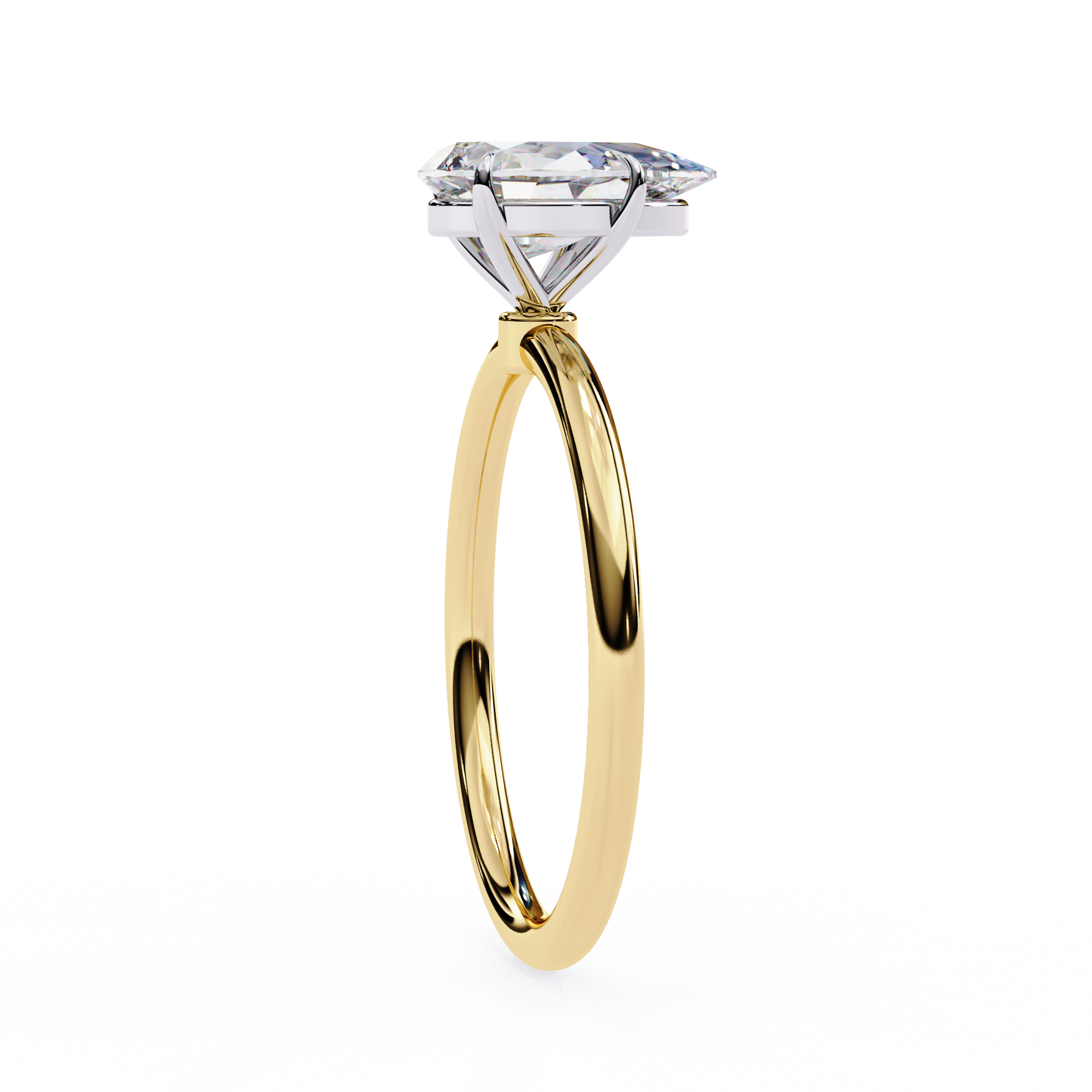 Aster Solitaire Ring