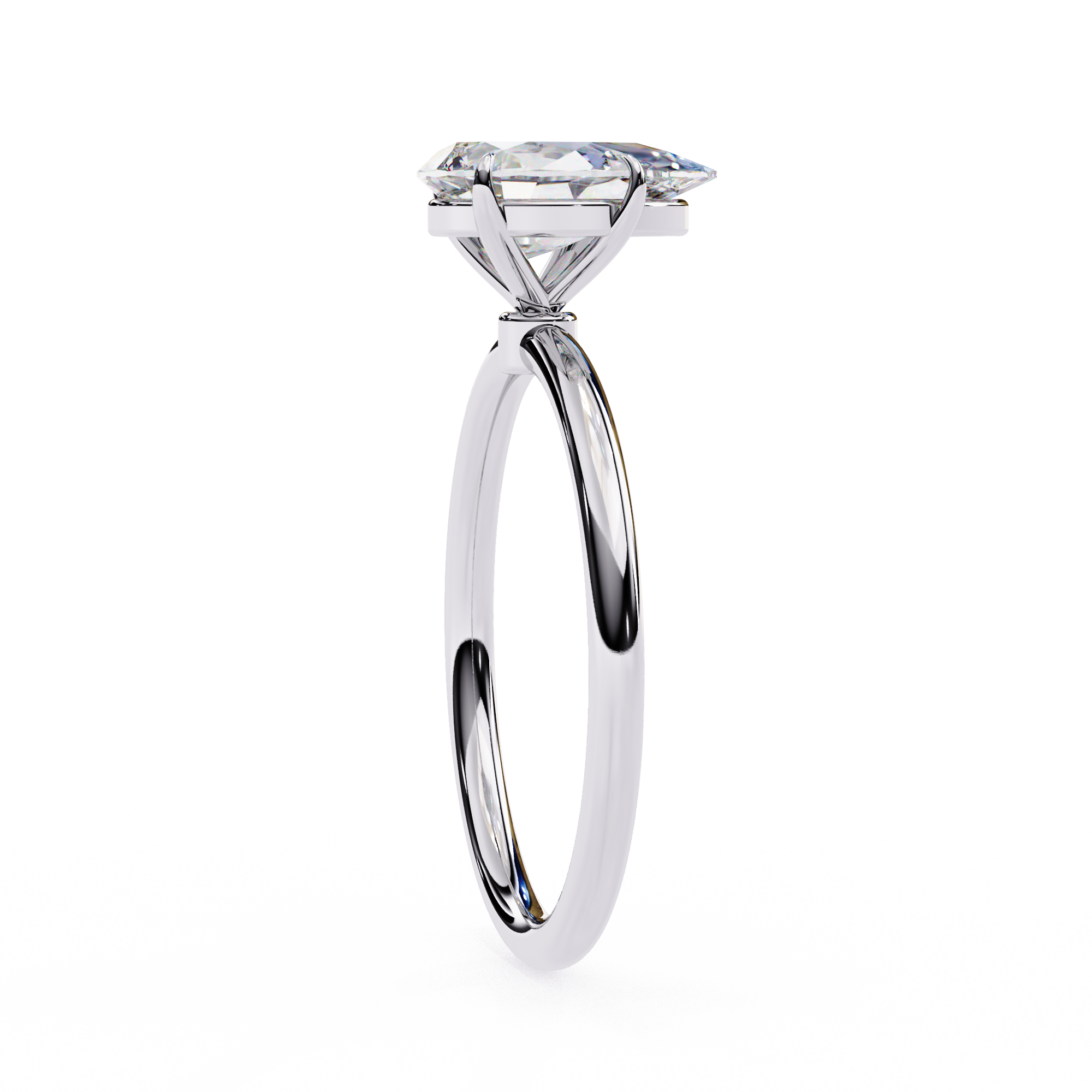 Aster Solitaire Ring