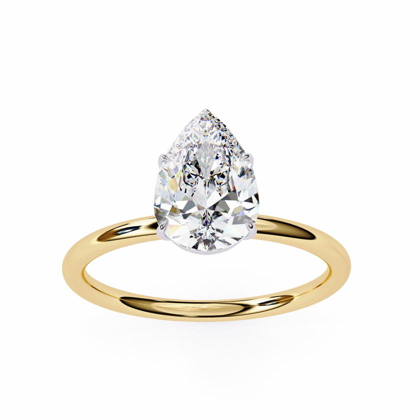 Aster Solitaire Ring
