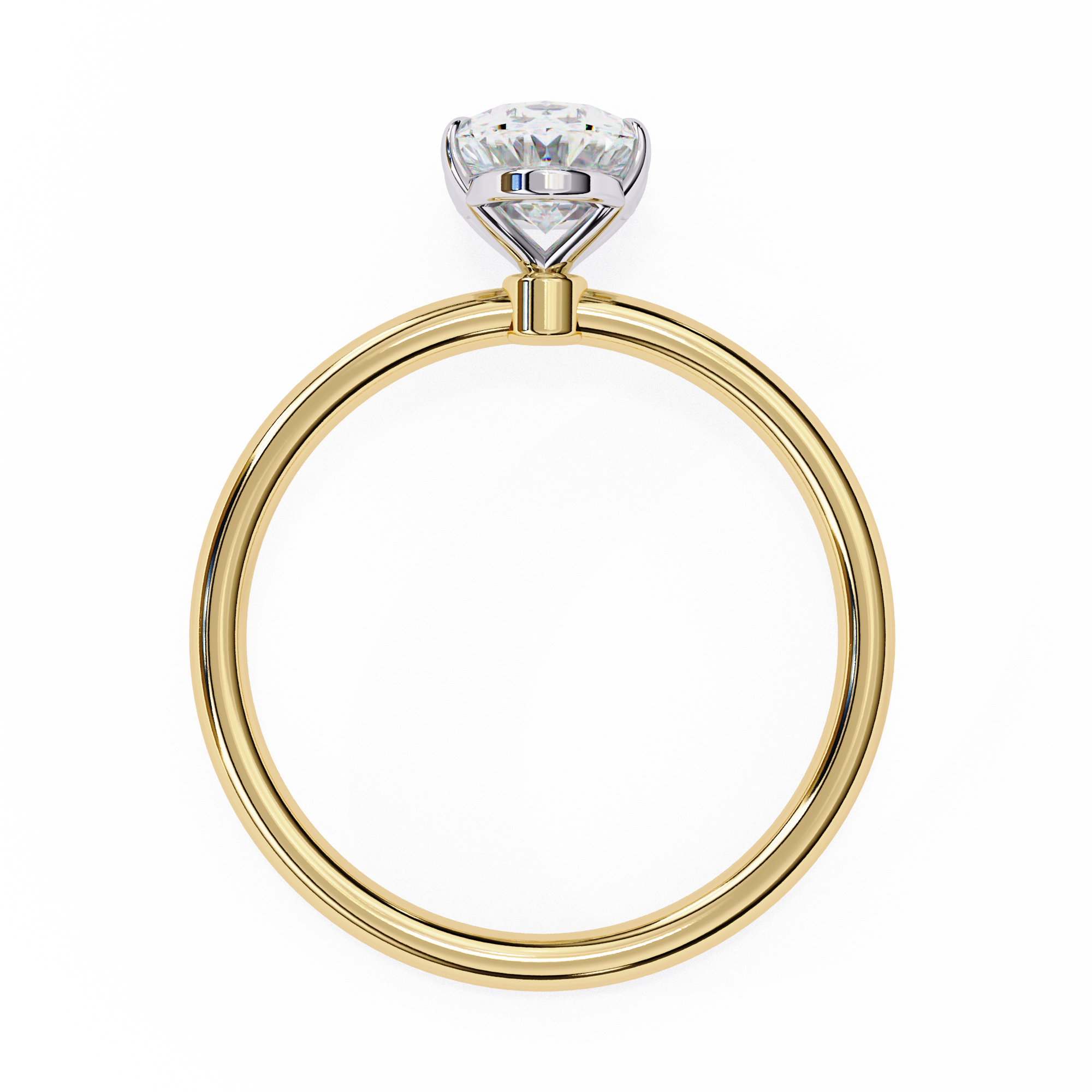 Daisy Solitaire Ring