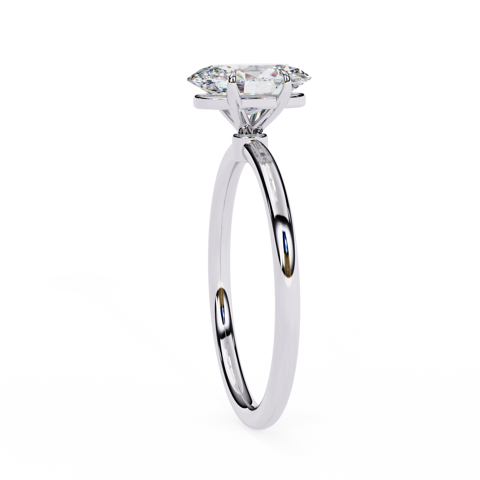 Daisy Solitaire Ring