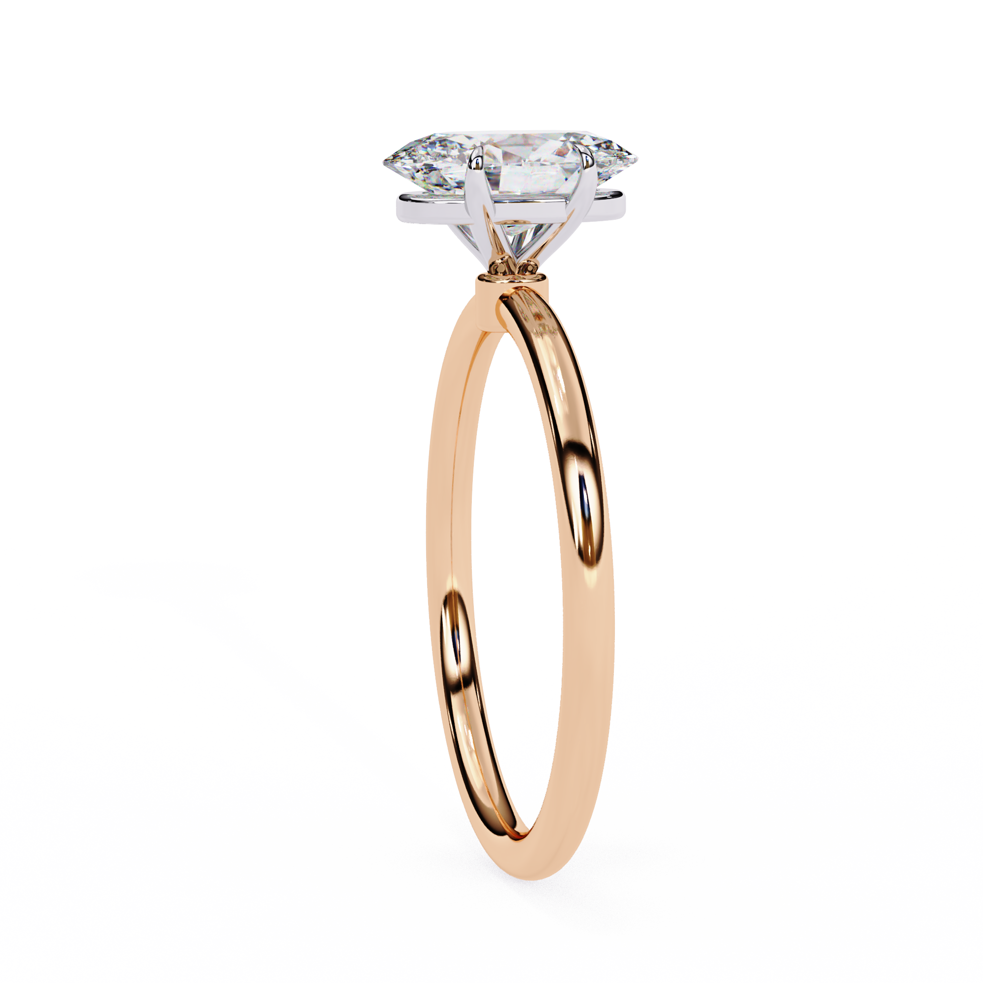 Daisy Solitaire Ring