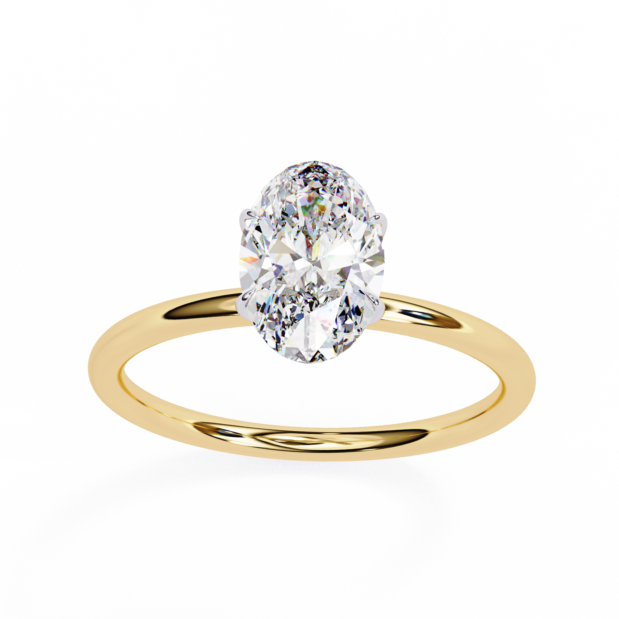 Daisy Solitaire Ring