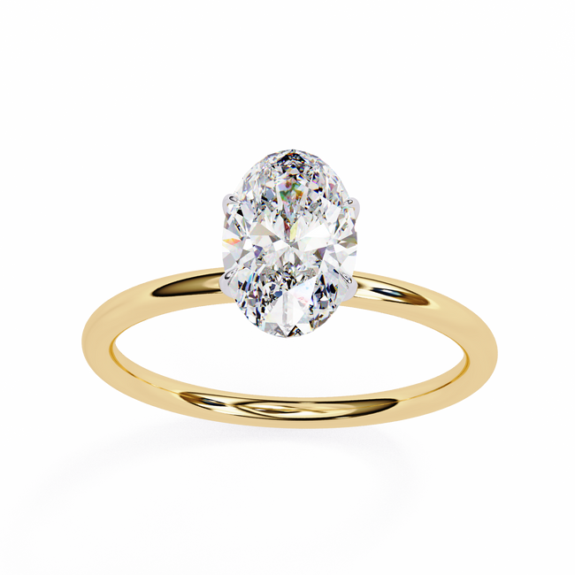 Daisy Solitaire Ring