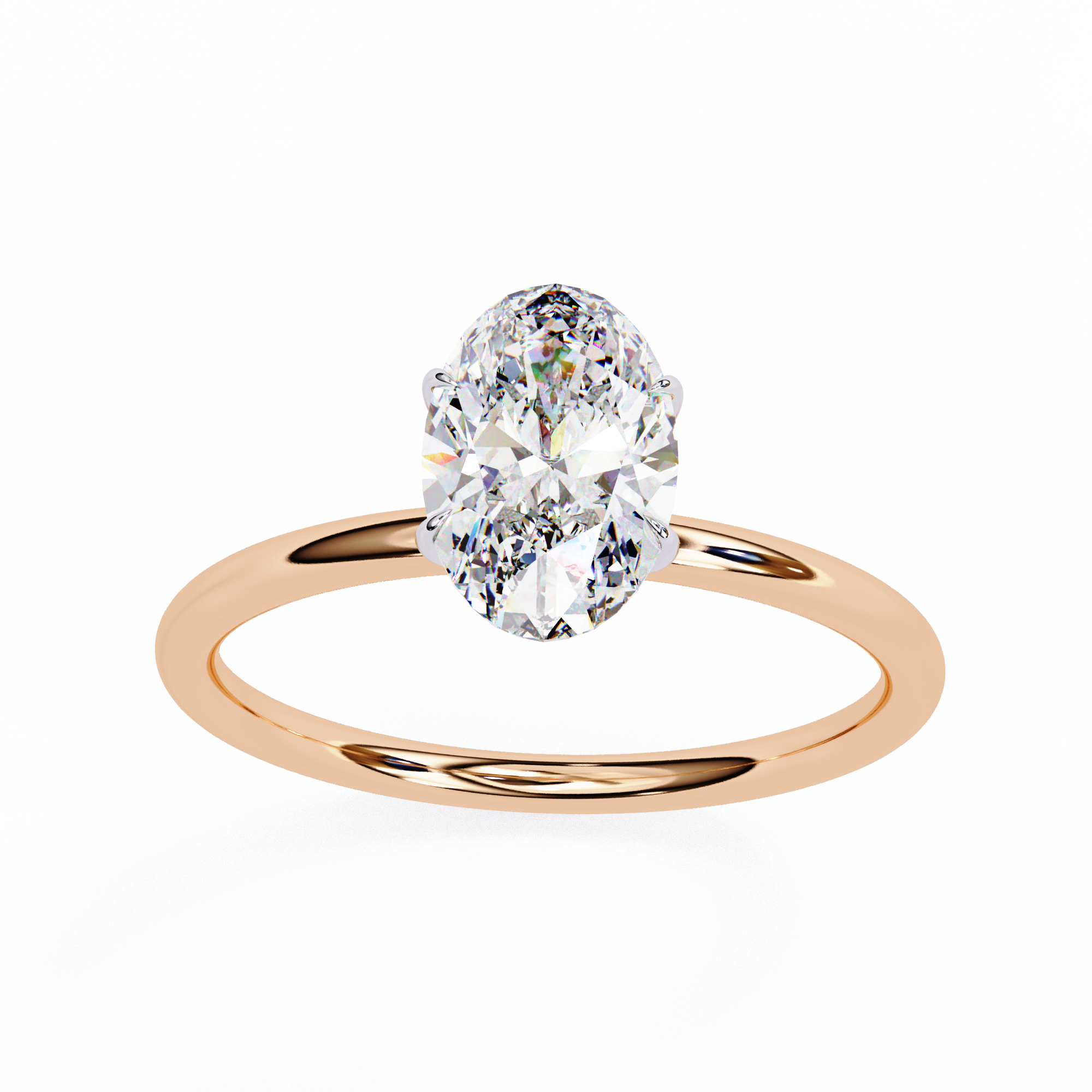 Daisy Solitaire Ring