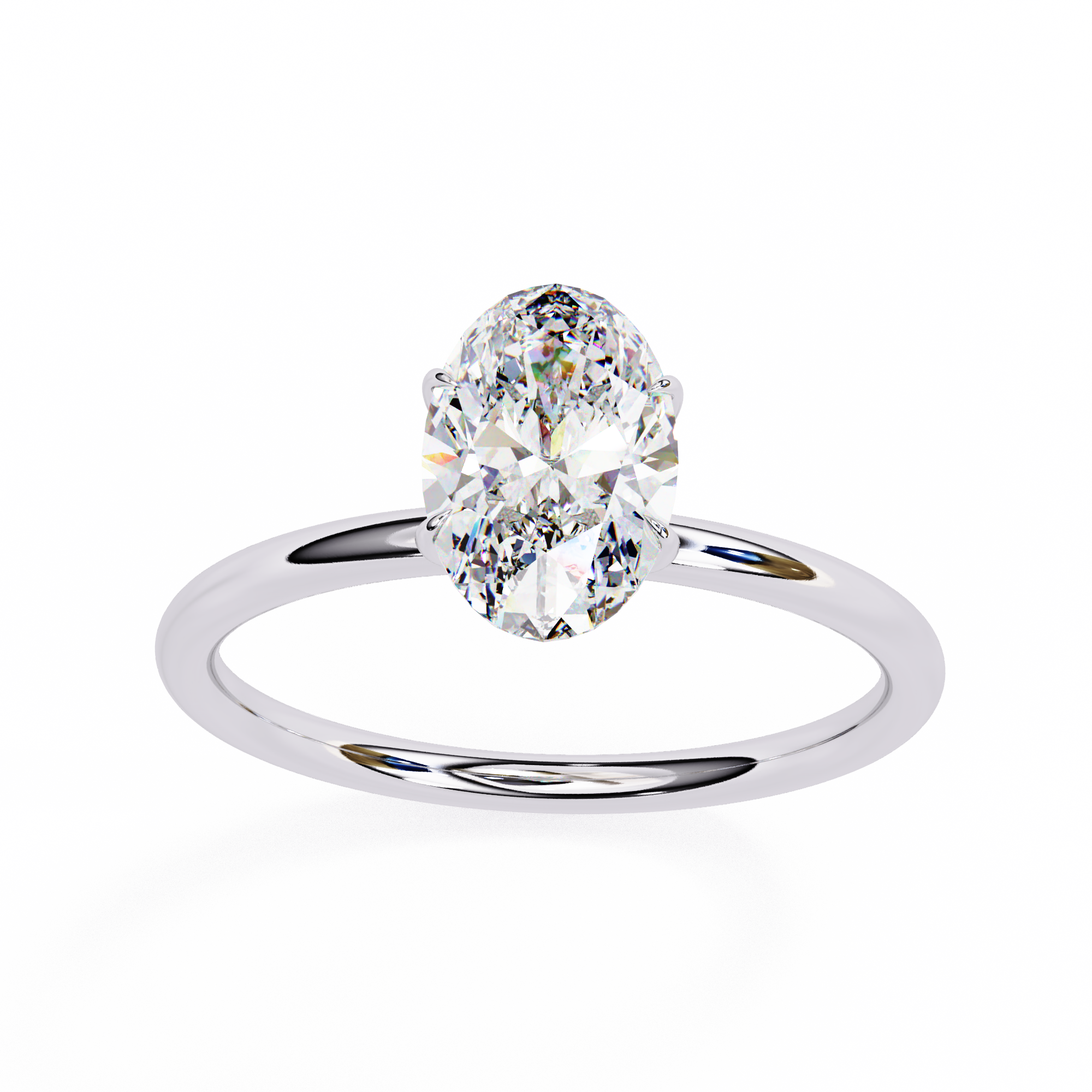 Daisy Solitaire Ring